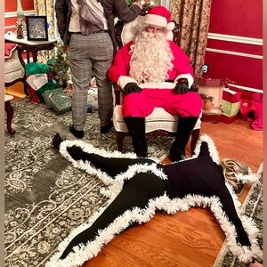 Festive Black and White Costume